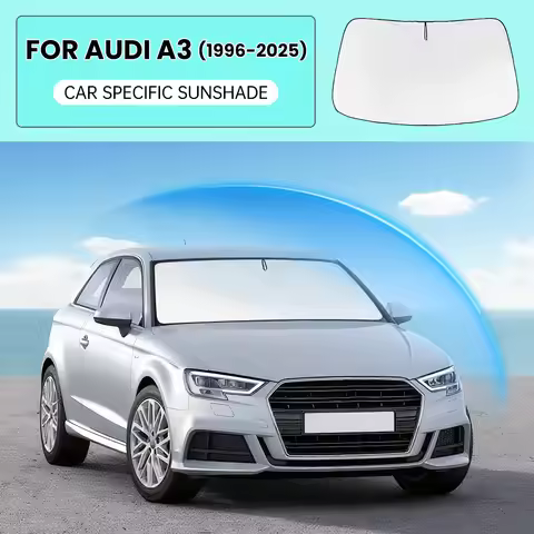 Car Sun Shade Front Window Shade Cover Visor For Audi A3 8L 8P 8V 8Y 1996-2024 2025 Windshield Sunsh