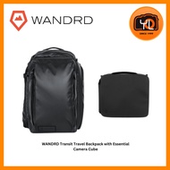 WANDRD Transit Travel Backpack with Essential Camera Cube (Black/Green)