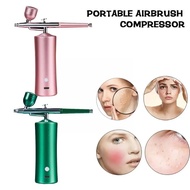 (Local Seller) High pressure water replenishing spray handheld needle free water light beauty introducer face steamer