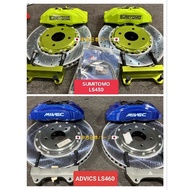 SUMITOMO ADVICS LEXUS LS430 LS460 MONOBLOCK BRAKE CALIPER 4 POT 2 POT🇯🇵🇯🇵🇯🇵