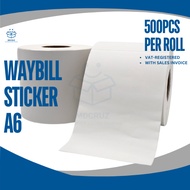 Waybill Sticker ROLL A6 Size 100x150mm Thermal Shipping Label Barcode Sticker with INVOICE