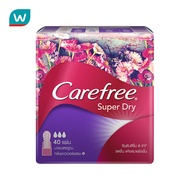 Carefree แคร์ฟรี ซุปเปอร์ ดราย รุ่นมีน้ำหอม 40 ชิ้น