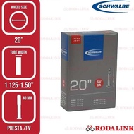 Schwalbe Bicycle Inner Tube 20X1.125-1.50 40MM FV/SV6