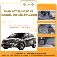 Car floor mats cut according to the form of HYUNDAI i30 2014-2018 (5 seats)