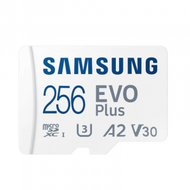 Samsung - 新版 EVO Plus MicroSD 記憶卡/儲存卡 256GB (附SD轉換器) U3 / V30 / A2 [原廠正貨]