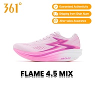 361 Degrees Flame 4.5 Mix Men Professional Running Shoes Breathable Carbon Sheet 672532217F