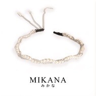 Mikana Asahi Metal Pearl Headband Hair Accessories For Women fashion korean free shipping sale japanese hairdress headdress clamp clip pin gift box