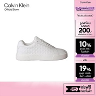 CALVIN KLEIN รองเท้าผ้าใบผู้หญิง รุ่น YW02006 YAF-สีขาว