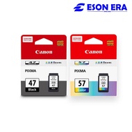 Canon PG 47 (15ML) & CL 57 (13ML) Ink Cartridge for E400 / E410 / E470