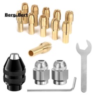 16PCS Drill Chuck Collet Set, 4486 Keyless Quick Change Chuck Rotary Tool with Replacement 4485 Bras
