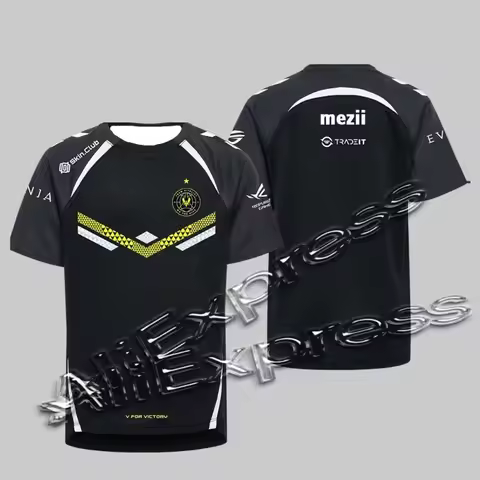 Vitality New Jersey CSGO Major 2025 CS2 Esports Team Training Uniform Gamer Fan Custom T-Shirt Stree