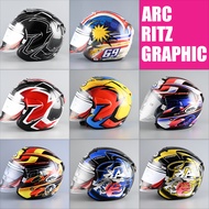 ARC RITZ HELMETS MERDEKA 69TH MALAYSIA GRAPHIC SERIES