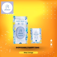 Pikalula Nappy Bag Diaper bag plastic Pikalula Odour Neutralising Disposable Nappy Bags -10pcs Bags