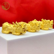 风水金饰 | 999足金貔貅(中） | 999 Gold Pixiu Beads(M)| Gold999