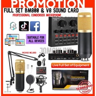 ~SHIP FROM KL~ Professional Bm800 with V8 Condenser Microphone Live Stream mic Recording Professiona