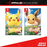 NSW Nintendo Switch Pokemon: Let's Go Pikachu / Eevee Chi/Eng Version