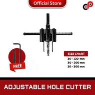 Adjustable Hole Cutter / Circle Hole Saw 30 - 120 200 300