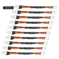 10PCS 3PIN Reduce PC Fan Speed Noise Extension Resistor Cable Wire 3 Pin Male to Female Connector fo