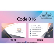 C016 Name Card Design