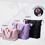 3-Tier Travel Bag with Padlock Portable Homecoming Bag - Travel Waterproof Sports Bag - 247
