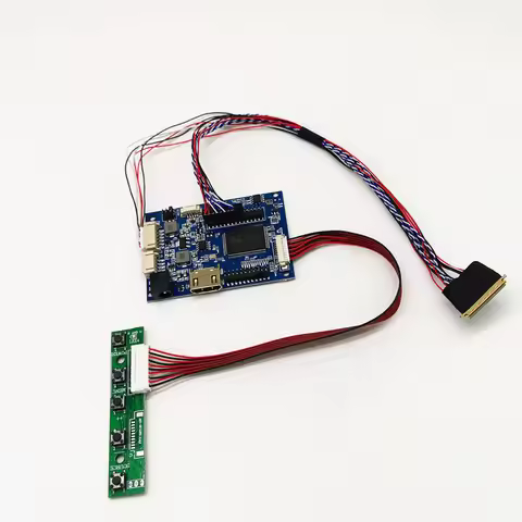 HDMI to LVDS 40pin(1ch.6bit) Resolution 1366 x768 needle laptop LCD controller board DIY kits LCD ki