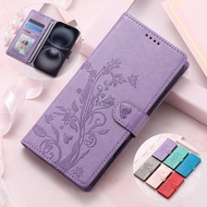 Flower Butterfly Flip Wallet Leather Case For Realme 11 12 LITE 12X 13 PRO+ PLUS C55 C33 C53 C67 C65