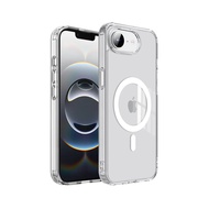 CASE iphone 16e CLEAR MAGNETIC MAGSAFE PREMIUM CASING COVER