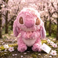 香港迪士尼樂園 史迪仔 Stitch 史迪奇 櫻花版 Sakura 粉紅色 毛公仔 大公仔 全新正版有牌 Disneyland HKDL 生日禮物