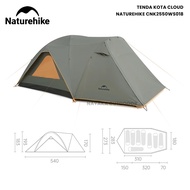Tenda Camping Naturehike Kota Cloud CNK2550WS018 Tenda Hiking Besar Double Layer Kemah 8 Orang Frame