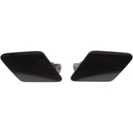 51117293032 Unpainted Car Front Headlight Washer Cover Headlamp Spray Nozzle Jet Cap Compatible with