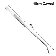 1Pcs Durable 48cm Aquarium Tweezer Long Tong Stainless Steel Fish Tank Cleaning Tool Water Grass Cli