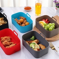 Air Fryer Pot Liners Rectangle Baking Trays Oven Storage Trays Air Fryer Accessories Dual Oven Trays