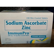 Immunpro non acidic vitamin C by 100 tablets (FAST SHIPPING)