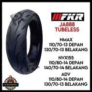 FKR JA888 140/70-14 110/80-14 130/70-13 110/70-13 NMAX150 NVX155 ADV150 ADV160 Tayar Tubeless