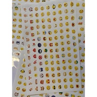 Bag of 10 smiley face icon stickers