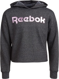 Reebok Girls’ Fashion Hoodie Sweatshirt – Fleece Pullover or Zip Hoodie Sweatshirt (7-16)