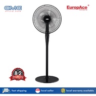 EuropAce 16" Stand Fan (Black) ESF 2165W ( 8 Years Motor Warranty )