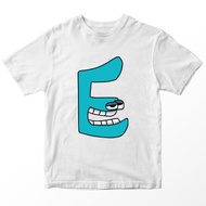 Alphabet Lore E Evan Kids T-Shirt, Ages 1-10 Years
