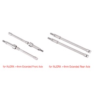[Cool Wheel Shop] INJORA SCX24 Front+Rear Axle Stainless Steel Drive Shaft Set (Unilateral+4mm)