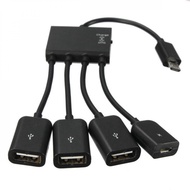 Micro USB OTG Hub 4 in 1 Data Cable & Charge - M3H4