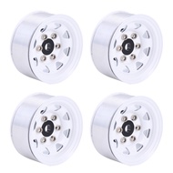 4Pcs 1.55" Metal Rc Beadlock Wheel Rims Diy Toys  Acssory