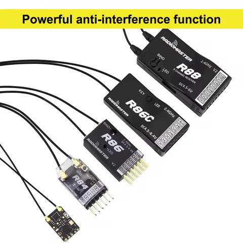 Radiomaster R81 R84 R86 R86C R88 V2 Receiver Receptor 4CH 6CH 8CH 16CH Receiver for FRSKY D8 D16 TX1