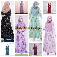 JUBAH SABELLA JEA PLAIN & BERCORAK, JUBAH NAWWAL, JUBAH NUHA SABELLA READY STOCK