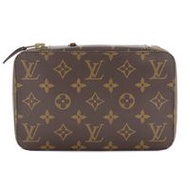 二手LOUIS VUITTON Posh Monte Carlo 珠寶袋，M47350，Monogram 帆布，拉鍊式，男女通用。