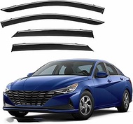 QILING Side Window Visors Rain Guards for Elantra for Avante for Sedan Cn7 2020 Door Windows Sunshad