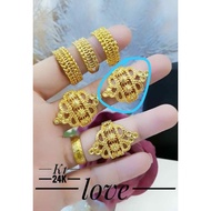 24k gold Replyka ring