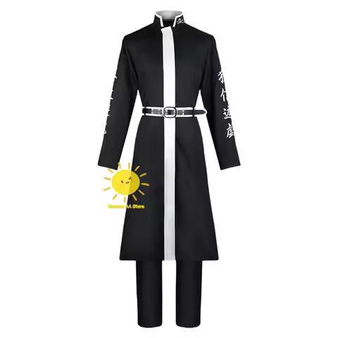 ✤✥✦Anime Tokyo Revengers Cosplay Rindou Haitani Ran Haitani Cosplay Costumes Black Uniform Suits Wig