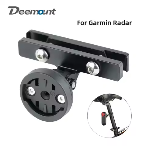 Bicycle Saddle Rail Rear Light Bracket Seatpost Mount LED Lamp Stand for Garmin Varia Radar Rearview