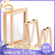 3 Pieces Paper Making Wooden Paper Making Mould Papermaking Screen Kit 3 Size Frame for DIY Paper Cr