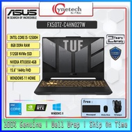 [NEW2023] ASUS TUF F15 FX507Z-C4HN027W/I5-12500H/8GB D4/512GB NVMe/RTX3050 4GB/W11H/15.6"FHD 144Hz/J